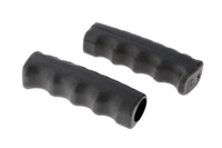Westphal handvatten &apos;model batavus&apos; 110/110mm, zwart met vingernok grip (werkplaatsverpakking)