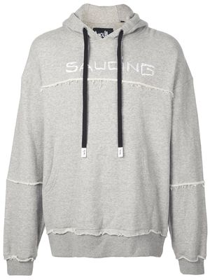 Haculla sweat à capuche à détail de slogan - Gris