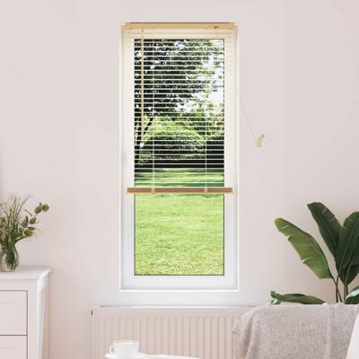 VidaXL Venetiaanse blind lichtbruin met patroon 150 x 40 cm pvc