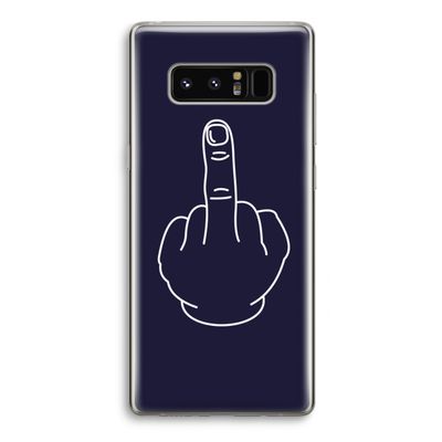 F**k U: Samsung Galaxy Note 8 Transparant Hoesje