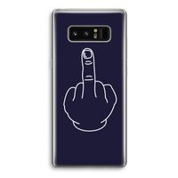F**k U: Samsung Galaxy Note 8 Transparant Hoesje