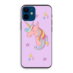 Roze eenhoorn: iPhone 12 mini Biologisch afbreekbaar hoesje