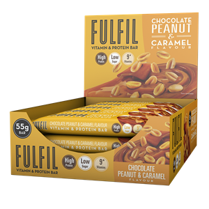 Fulfil Vitamin & Protein Bar Peanut & Caramel (15 x 55 g)