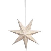 Verlichte kerstster - wit - D38 m - papier - LED - warm wit - steady light - timer - binnen