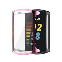 Fitbit Charge 5 Soft Case - Roze Fitbit Charge 5 Soft Case - Roze