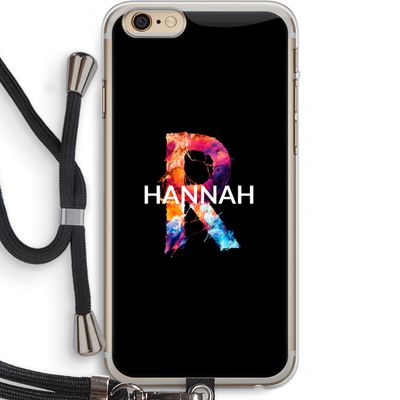 Abstract Spectrum: iPhone 6 PLUS / 6S PLUS Transparant Hoesje met koord