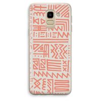 Marrakech Pink: Samsung Galaxy J6 (2018) Transparant Hoesje