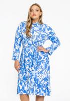 Yoek Blouse-jurk | Licht Blauw | Maat 46/48