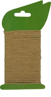 Jute touw naturel ijzeren kern 5m