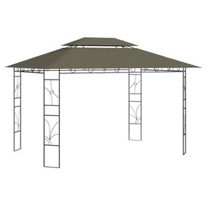 VidaXL Prieel 160 g/m² 4x3x2,7 m taupe