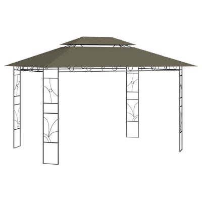 VidaXL Prieel 160 g/m² 4x3x2,7 m taupe