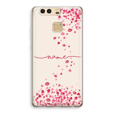 Hartjes en kusjes: Huawei P9 Transparant Hoesje