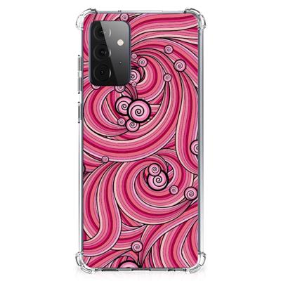 Samsung Galaxy A72 4G/5G Back Cover Swirl Pink Samsung Galaxy A72 4G/5G Back Cover Swirl Pink