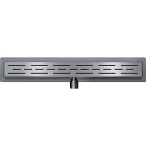 Wiesbaden Douchegoot met Flens en Rooster - 80x7cm - Gunmetal
