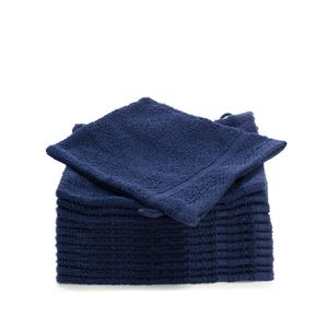 Dekbed Discounter Set van 12 Washandjes Kleur: Navy