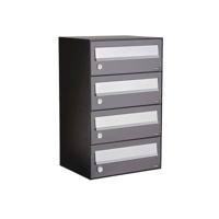 Allux Hive Set 1-Breed, 4-Hoog Antraciet - 40030065_1x4
