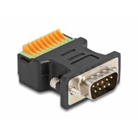 Delock 66558 VGA Adapter [1x D-sub stekker 9-polig - 1x Bus] Zwart