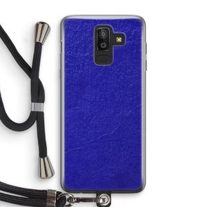 Majorelle Blue: Samsung Galaxy J8 (2018) Transparant Hoesje met koord