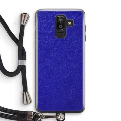 Majorelle Blue: Samsung Galaxy J8 (2018) Transparant Hoesje met koord