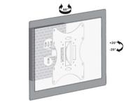Maclean MC-501A B zwart Beugel voor tv of monitor 23-42 "30kg vesa 200x200