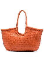 DRAGON DIFFUSION sac cabas à design tressé - Orange