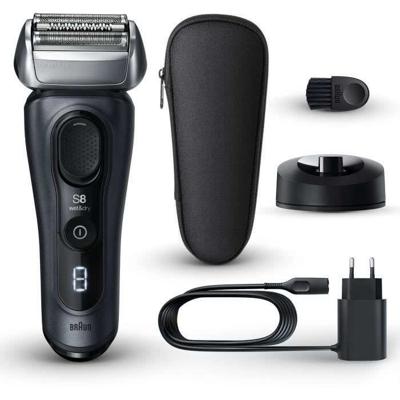 Scheerapparaat - BRAUN - SERIE 8 8513s - 4 scheerelementen - Nat & Droog - 60 min - Zwart