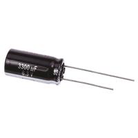 Panasonic Elektrolytische condensator Radiaal bedraad 5 mm 3300 µF 6.3 V 20 % (Ø) 10 mm 1 stuk(s)