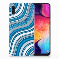 Samsung Galaxy A50 | TPU bumper | Waves Blue