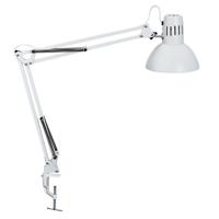 Bureaulamp maul study tafelklem excl.lamp e27 wit