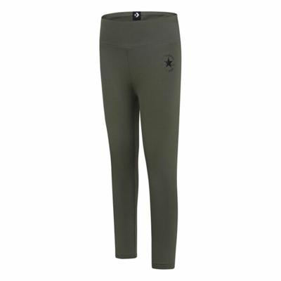 Sportleggings voor Kinderen Converse Chuck Patch High Rise Groen - Maat: 13-15 Jaar