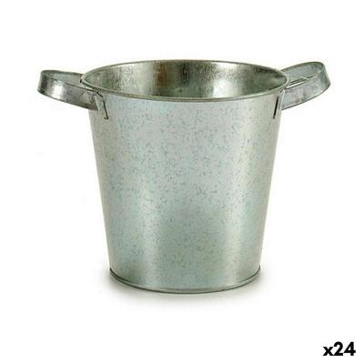 Grondlegger Ibergarden Zilverkleurig Zink Kubus 20 x 14 x 16,2 cm (24 Stuks)
