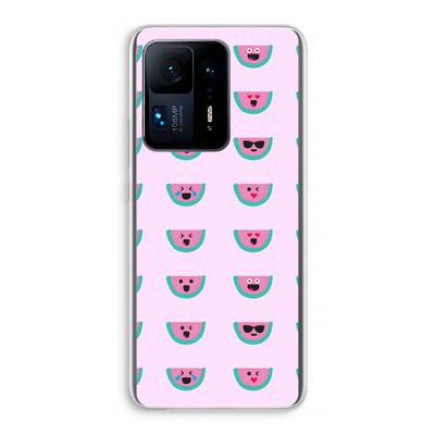 Smiley watermeloenprint: Xiaomi Mi Mix 4 Transparant Hoesje