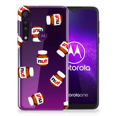 Motorola One Macro | Siliconen Case | Nut Jar Motorola One Macro | Siliconen Case | Nut Jar