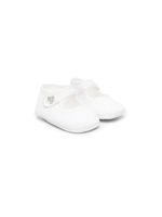 Monnalisa ballerines à boucle cœur - Blanc