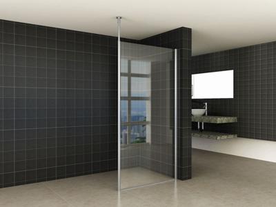 Wiesbaden set verticale stabilisatiestang+plafond bev.chroom Wiesbaden set verticale stabilisatiestang+plafond bev.chroom