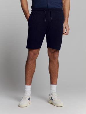 No- Excess Short Jersey Solid Terry Korte Broeken 096 Deep Blue