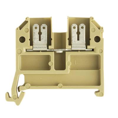 Weidmüller 0460360000 Doorgangsserieklem Kabelschoen Beige, Geel 100 stuk(s)