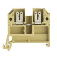 Weidmüller 0460360000 Doorgangsserieklem Kabelschoen Beige, Geel 100 stuk(s)