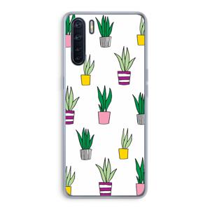 Sanseveria: Oppo A91 Transparant Hoesje