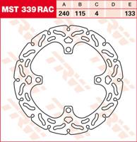 TRW Remschijf, remschijven voor de moto, MST339RAC