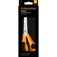 Schaar fiskars classic universeel 21cm oranje
