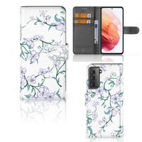 Samsung Galaxy S21 Uniek Hoesje Blossom White