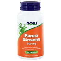 Panax Ginseng 500 mg (100 caps) - NOW Foods