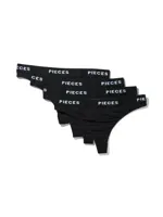 4-Pack Dames string - Klassiek - Multipack katoenen dames strings zwart