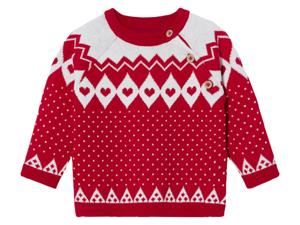 lupilu Baby gebreide trui (86/92, Rood)