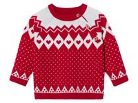 lupilu Baby gebreide trui (74/80, Rood)