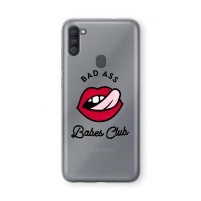 Badass Babes Club: Samsung Galaxy A11 Transparant Hoesje