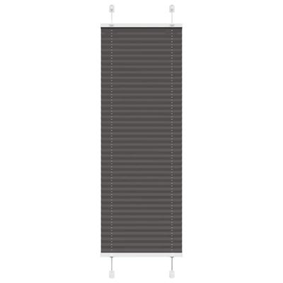 Pliss rolgordijn 45x100 cm stofbreedte 44,4 cm polyester zwart