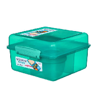 Sistema Lunch - Lunch Cube Max - 2.000 ml Minty Teal Sistema Lunch - Lunch Cube Max - 2.000 ml Minty Teal