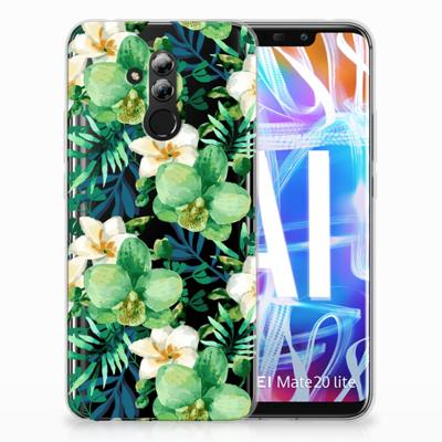 Huawei Mate 20 Lite | TPU Case | Orchidee Groen Huawei Mate 20 Lite | TPU Case | Orchidee Groen